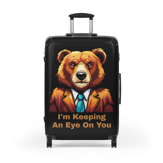 Suitcase_3 Size_ PC+ABS_Trolley Spinner_Hard Shell_Daddy Bear(Only Front)