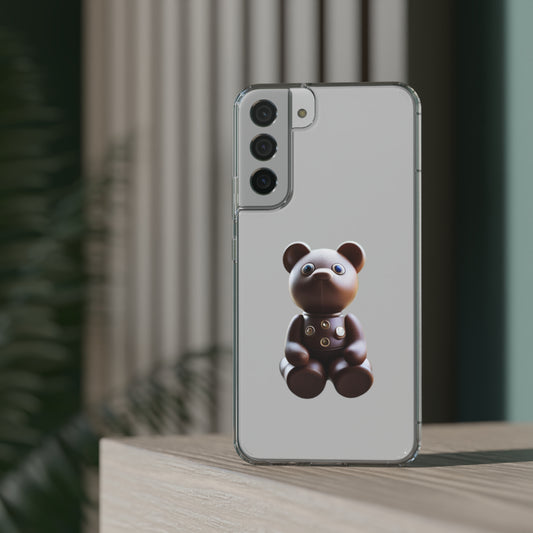 iPhone & Galaxy_Clear Cases_Clear Polycarbonate_Leather Bear Doll